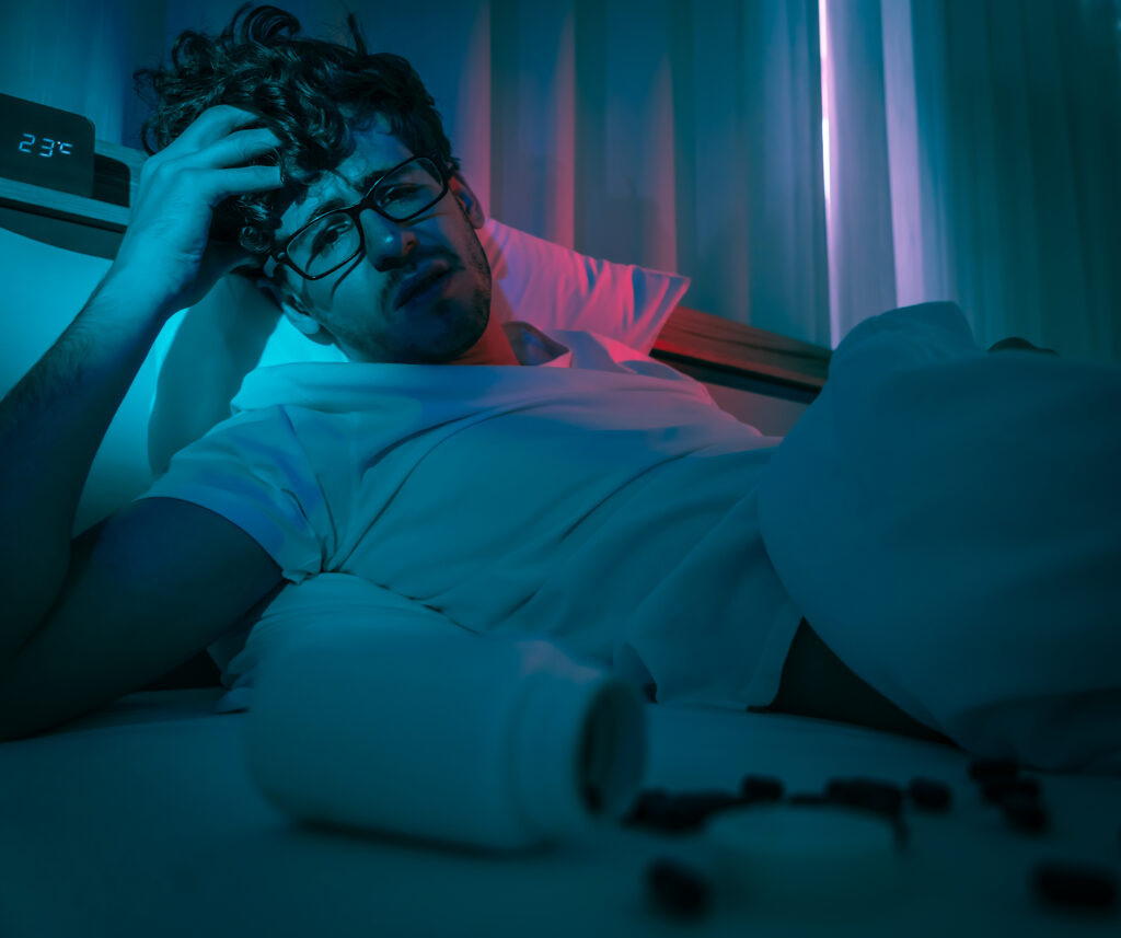 Man suffering from insomnia and distress caused by amphetamine psychosis in Spokane WA