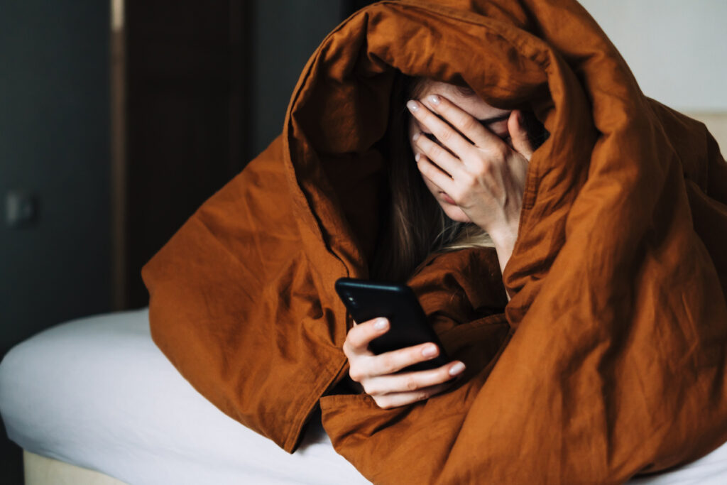 Woman in Spokane Valley, WA dealing with addiction and depression symptoms.