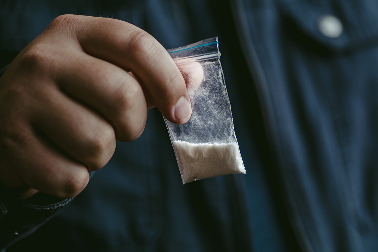 heroin baggie