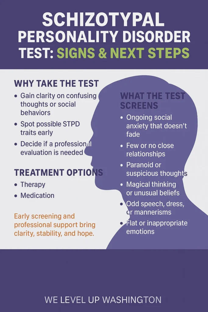 schizotypal personality disorder test infographic we level up washington spokane valley 