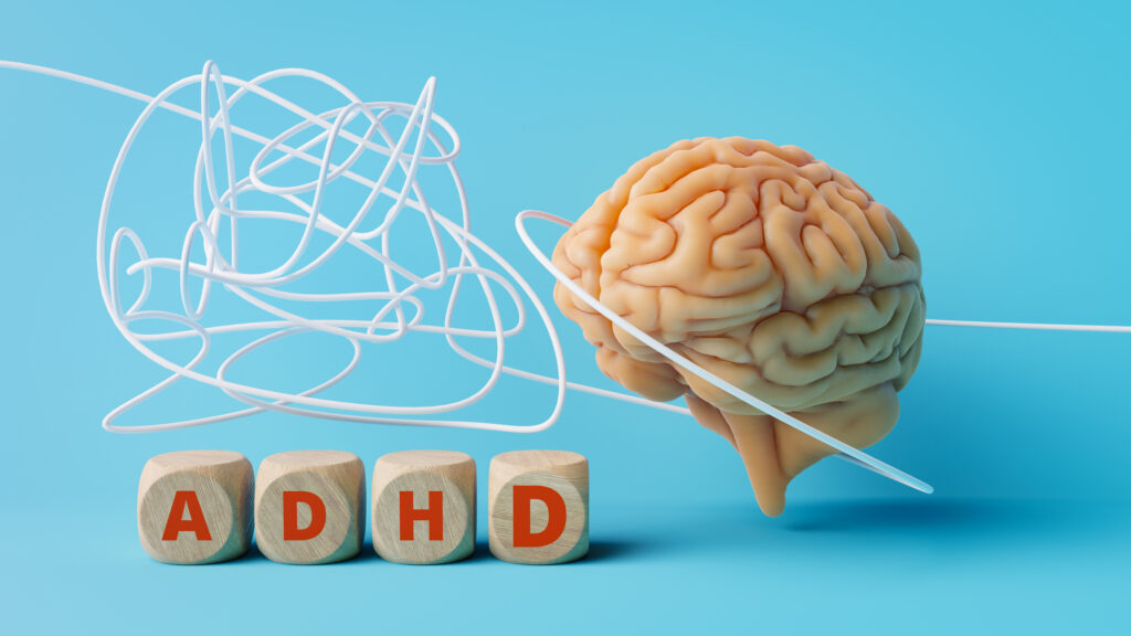 adhd and brain graphic mental health treatment