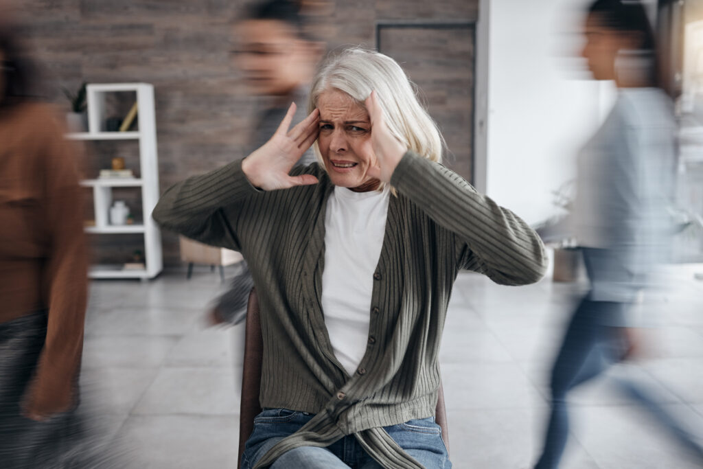 old woman having severe distress spokane valley washington