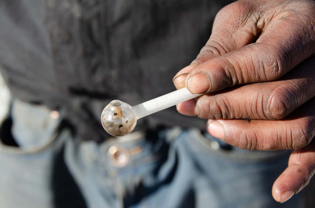 person holding spoon with powdery spokane valley washington