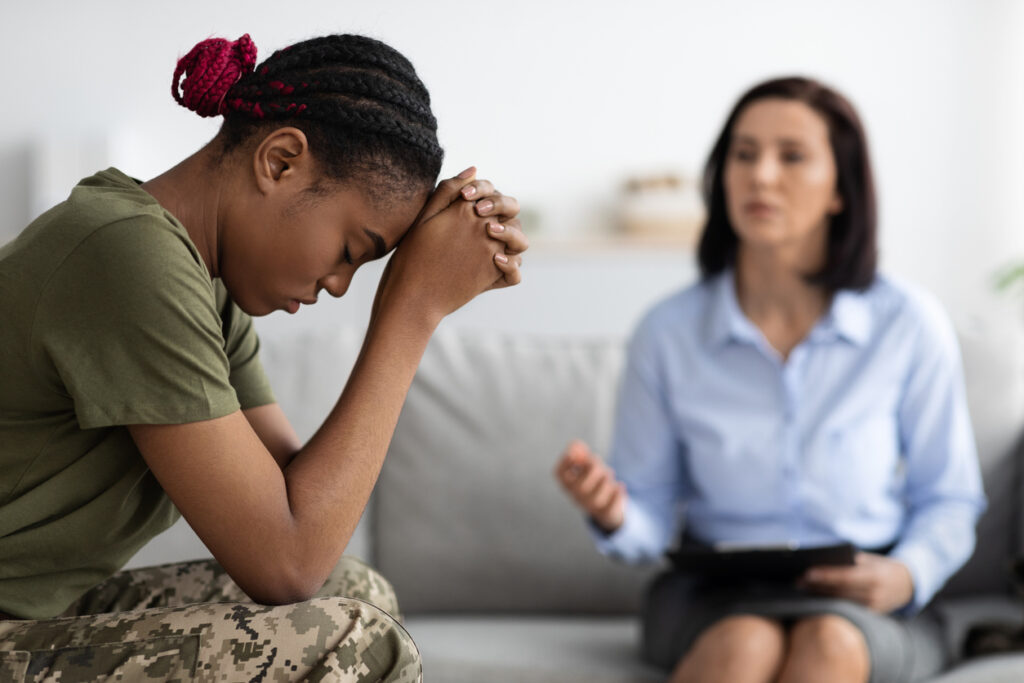 woman in a therapy session spokane valley washington